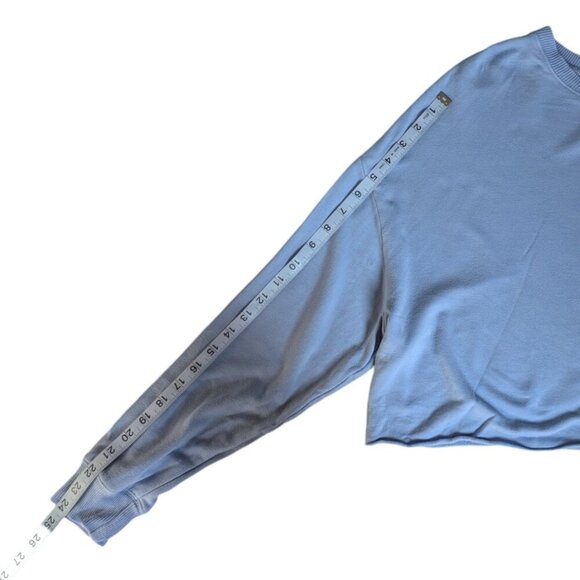 Garage Light Blue Soft Long Sleeve Top Women Size Medium - Picture 7 of 11